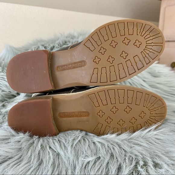 Timberland Earthkeepers Savill Hill Leather Lace Up Moto Ankle Boots Size 6 - Picture 10 of 14